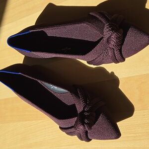 Rothy's The Knot Point II Flats Purple 7.5 NWOT